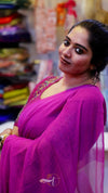 Pop Stick Plain Saree