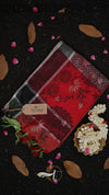 Linen Paithani Jacquard Saree
