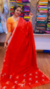 Pineapple matka silk Saree