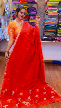Pineapple matka silk Saree