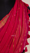Linen Sequence Saree