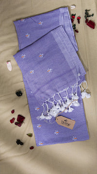 Femb Linen Cotton Low Count Saree
