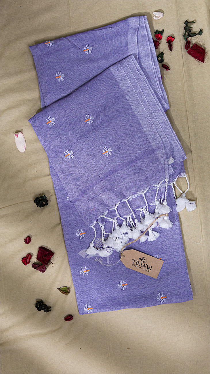 Femb Linen Cotton Low Count Saree