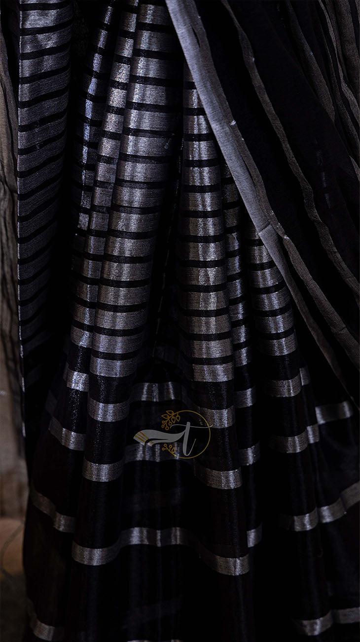 Tissue Stripes Saree