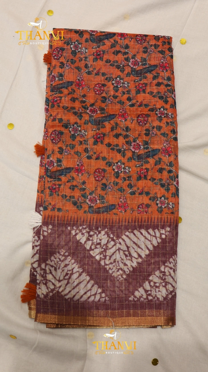 Kota Floral Saree