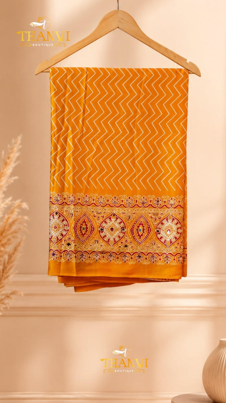 Modal Mirror Saree