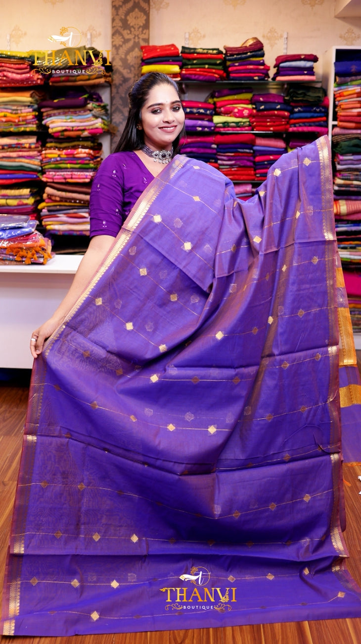 Maheshwari Silk Cotton Saree