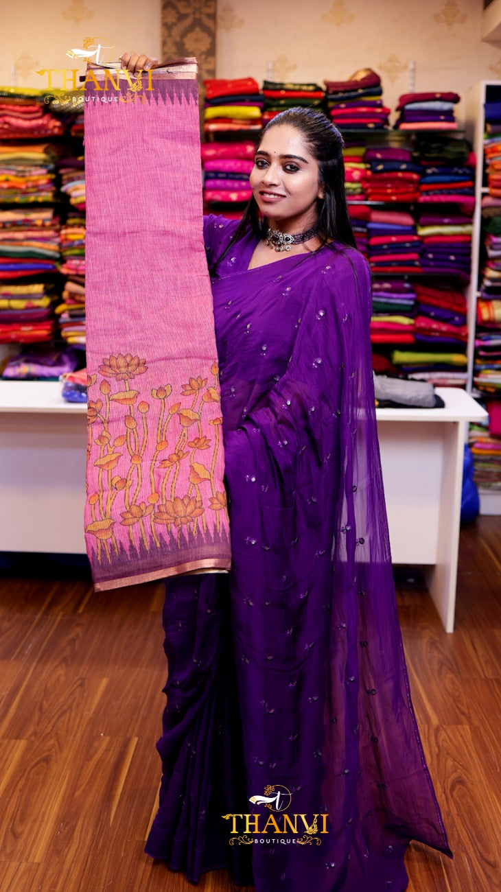 Lotus Bloom Saree