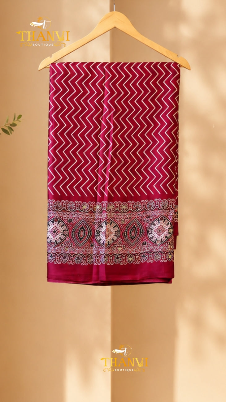 Modal Mirror Saree