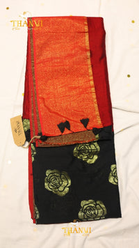 Tissue Jacquard Print Saree