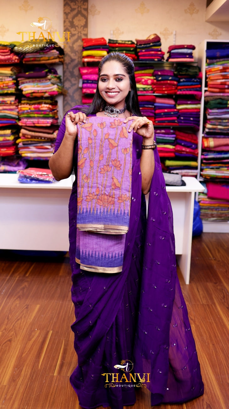 Lotus Bloom Saree