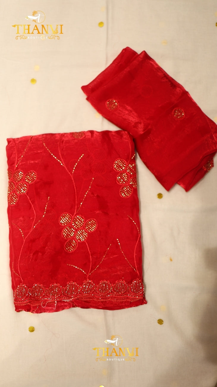 Premium Satin Saree