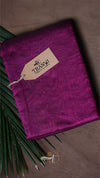 Purple fabric with a 'THAM' tag on a brown background