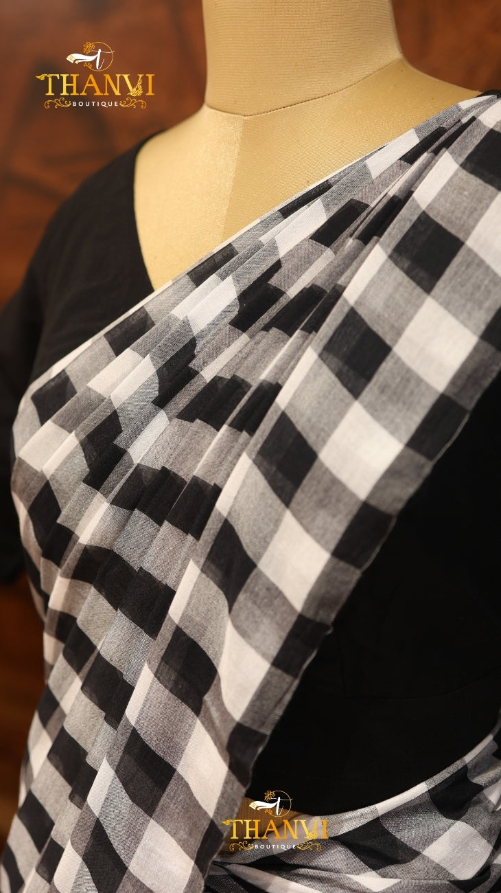 Classic Checks Saree