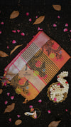 Linen Paithani Jacquard Saree