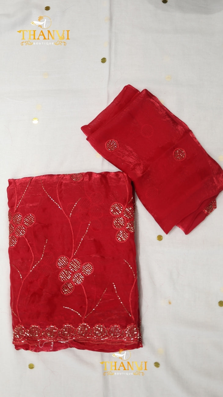 Premium Satin Saree