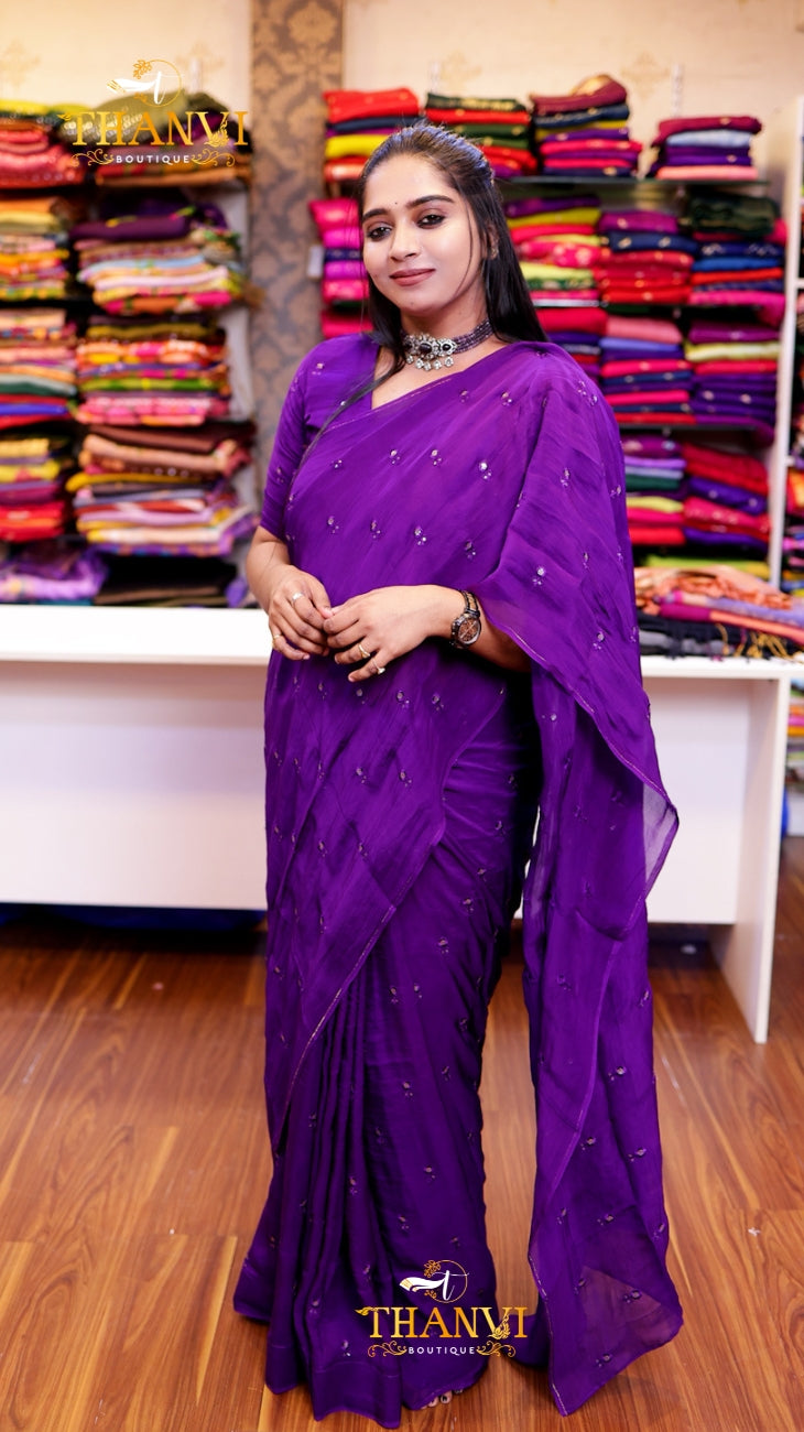 Semi Mysore Silk Saree