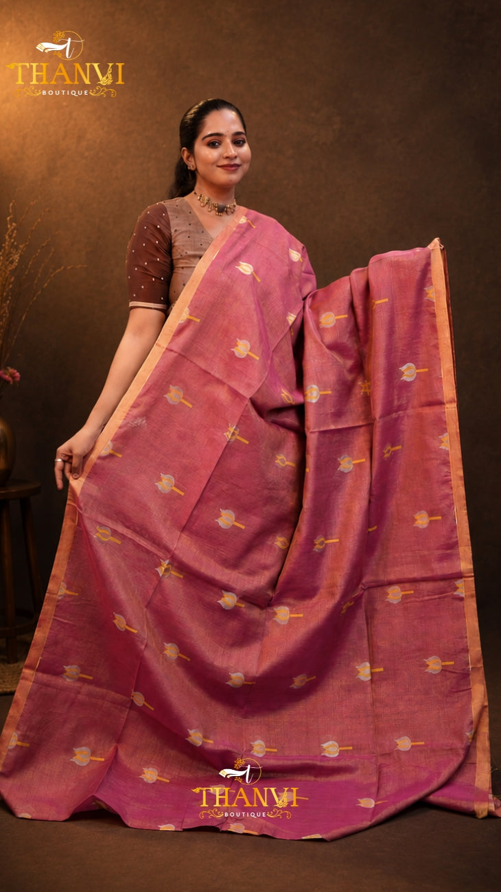 Tissue Linen Saree