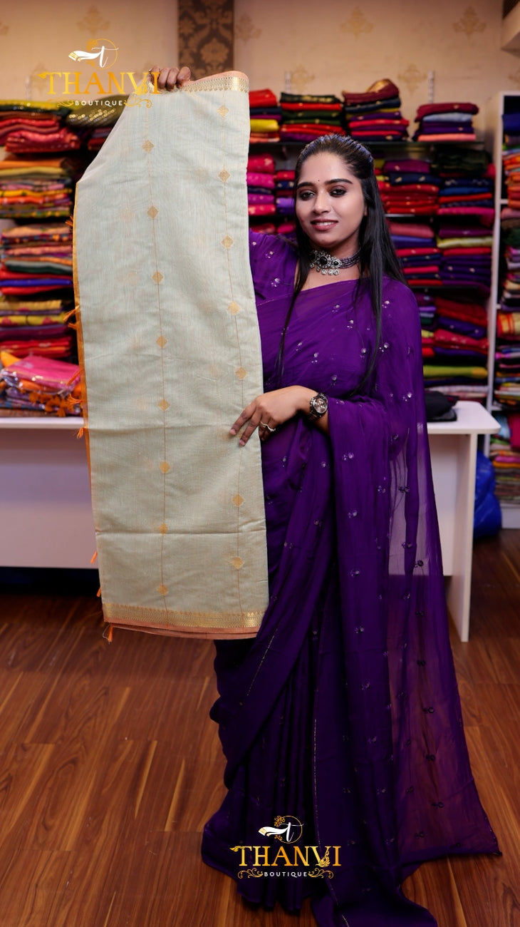 Maheshwari Silk Cotton Saree