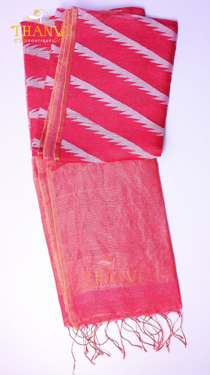 Linen Matka Saree