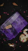 Linen Paithani Jacquard Saree