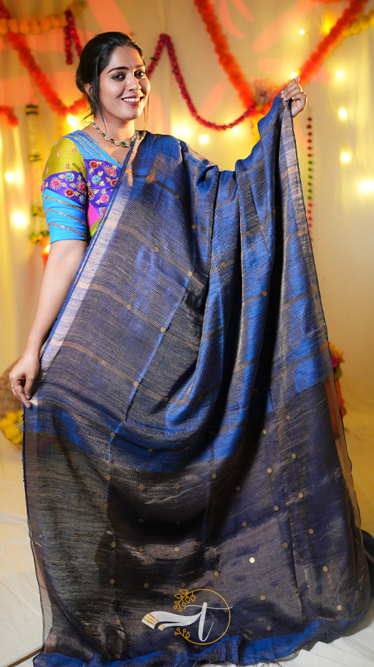 Coin Matka Saree
