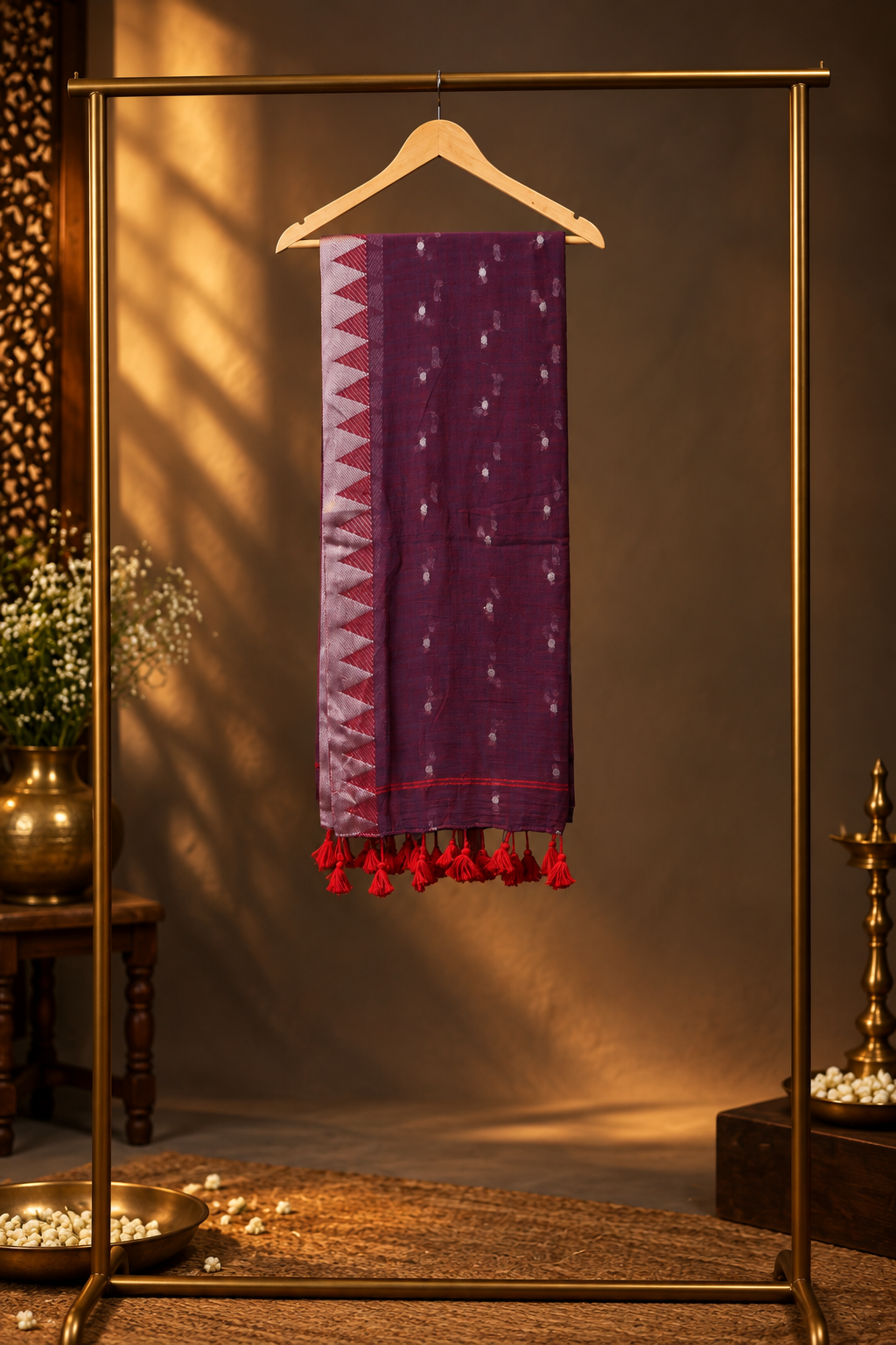 Temple Butta Saree