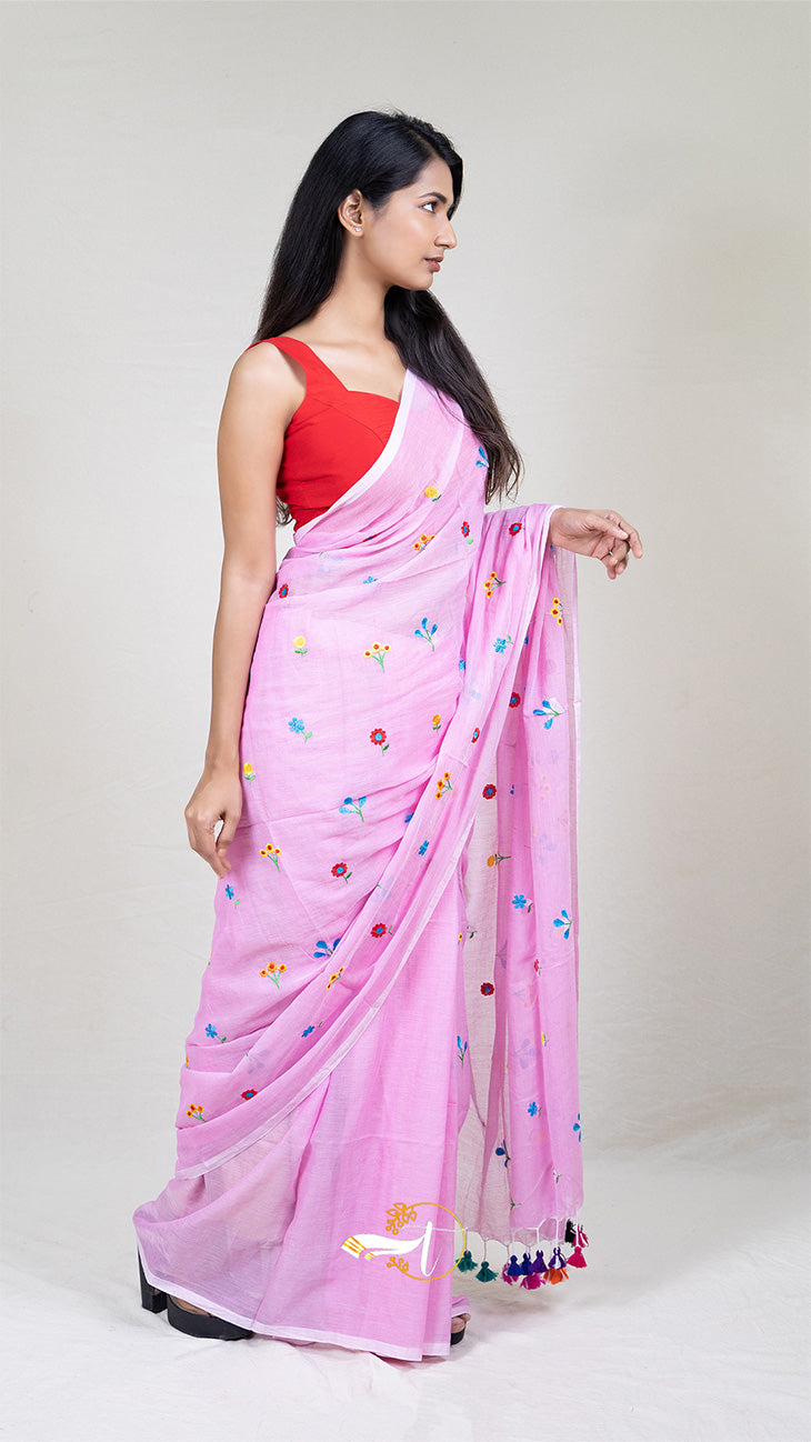 Femb Linen Cotton Saree