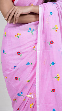 Femb Linen Cotton Saree
