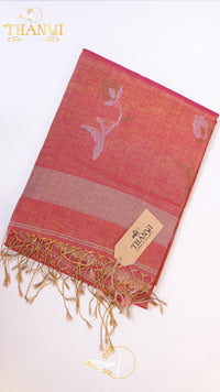 Copper Tissue Saree