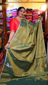 Copper Tissue Saree