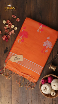 Copper Tissue Saree