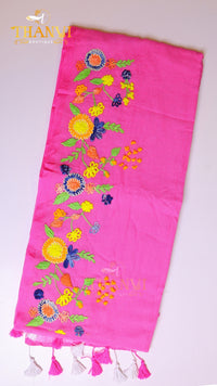 Couture Embroidery Cotton Saree