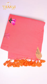 Couture Embroidery Cotton Saree