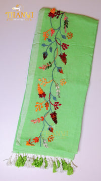 Couture Embroidery Cotton Saree