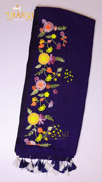 Couture Embroidery Cotton Saree