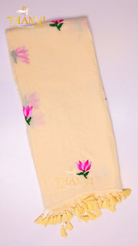 Couture Embroidery Cotton Saree