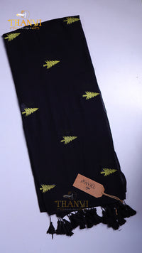 Couture Embroidery Cotton Saree