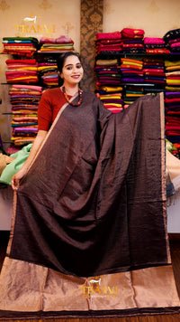 TISSUE LINEN SAREE