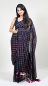 Popstick Checks Saree