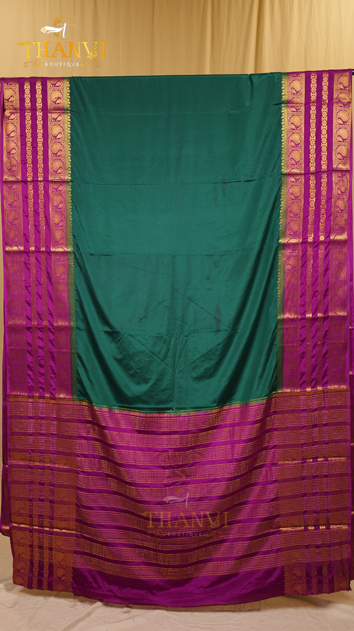 Double Zari Silk Saree