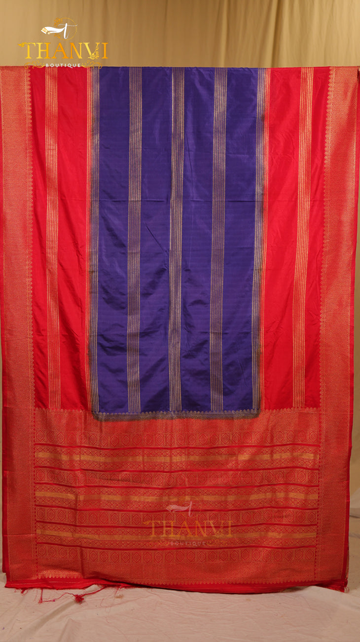 Double Zari Silk Saree