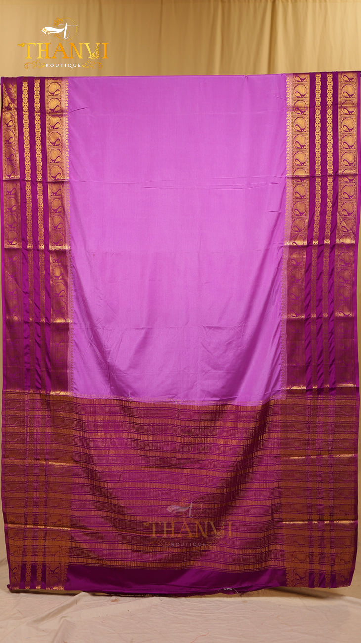 Double Zari Silk Saree