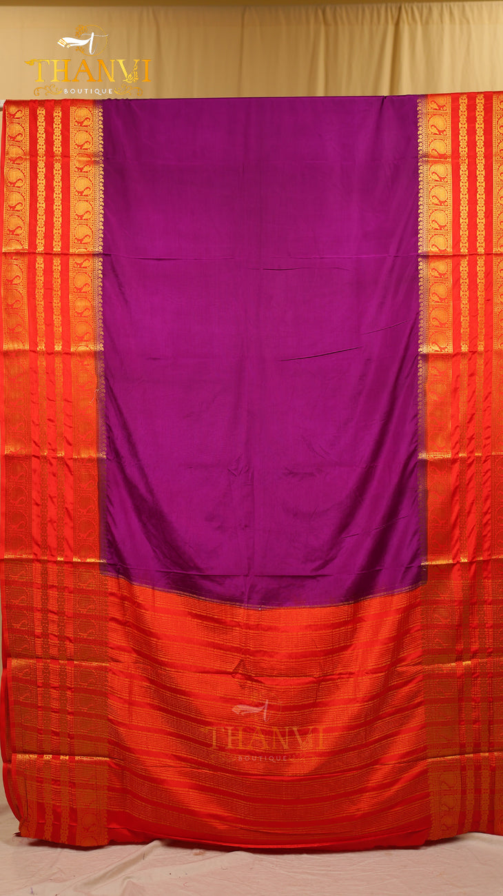 Double Zari Silk Saree
