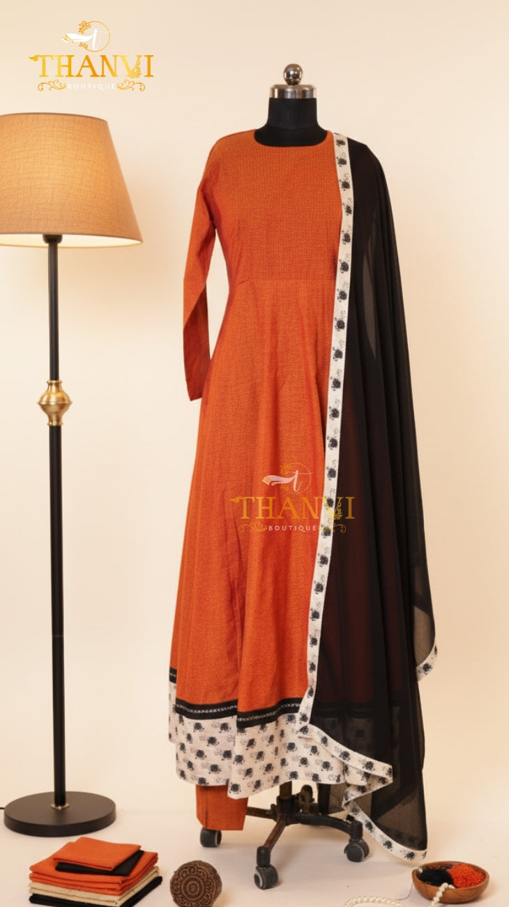 Elephant Border Anarkali
