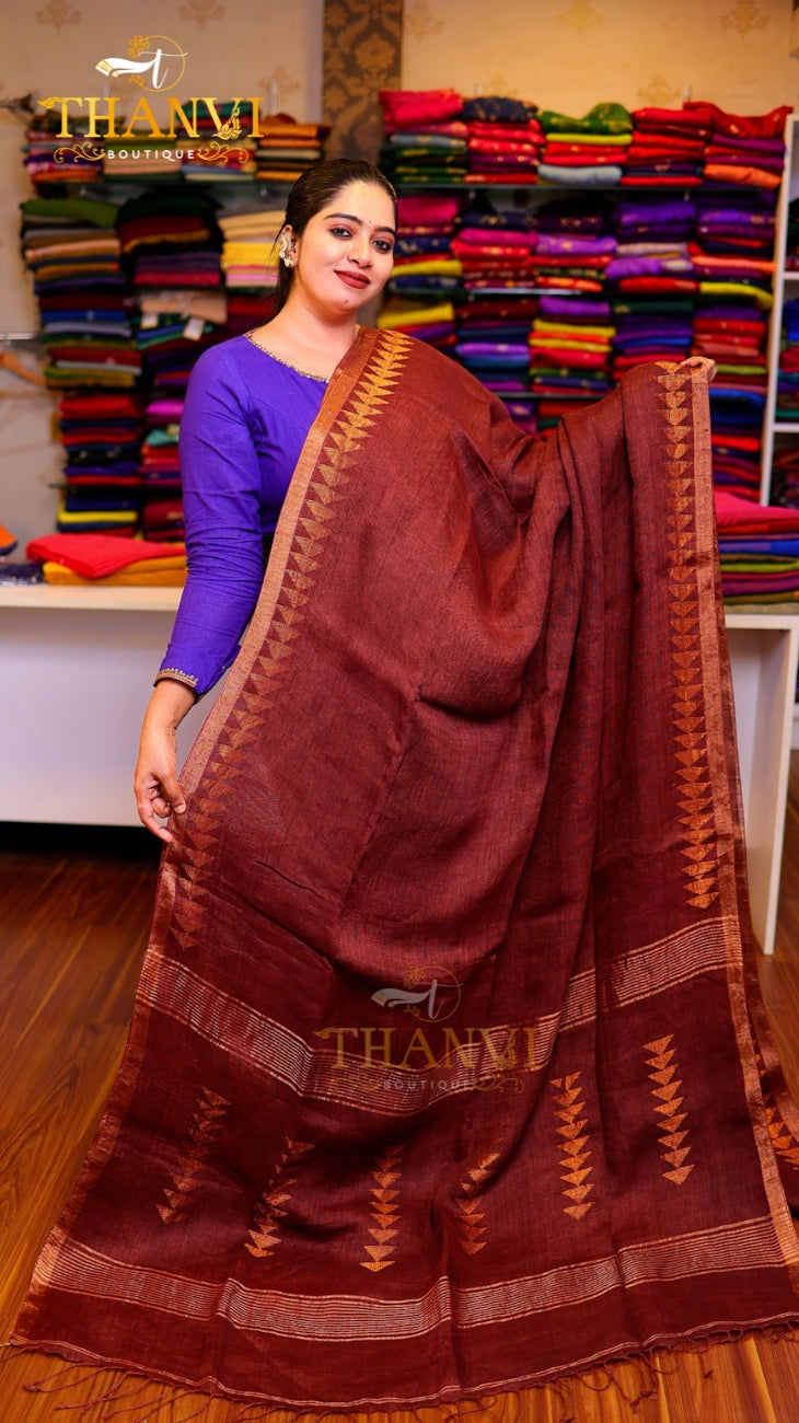 Elite Linen Saree