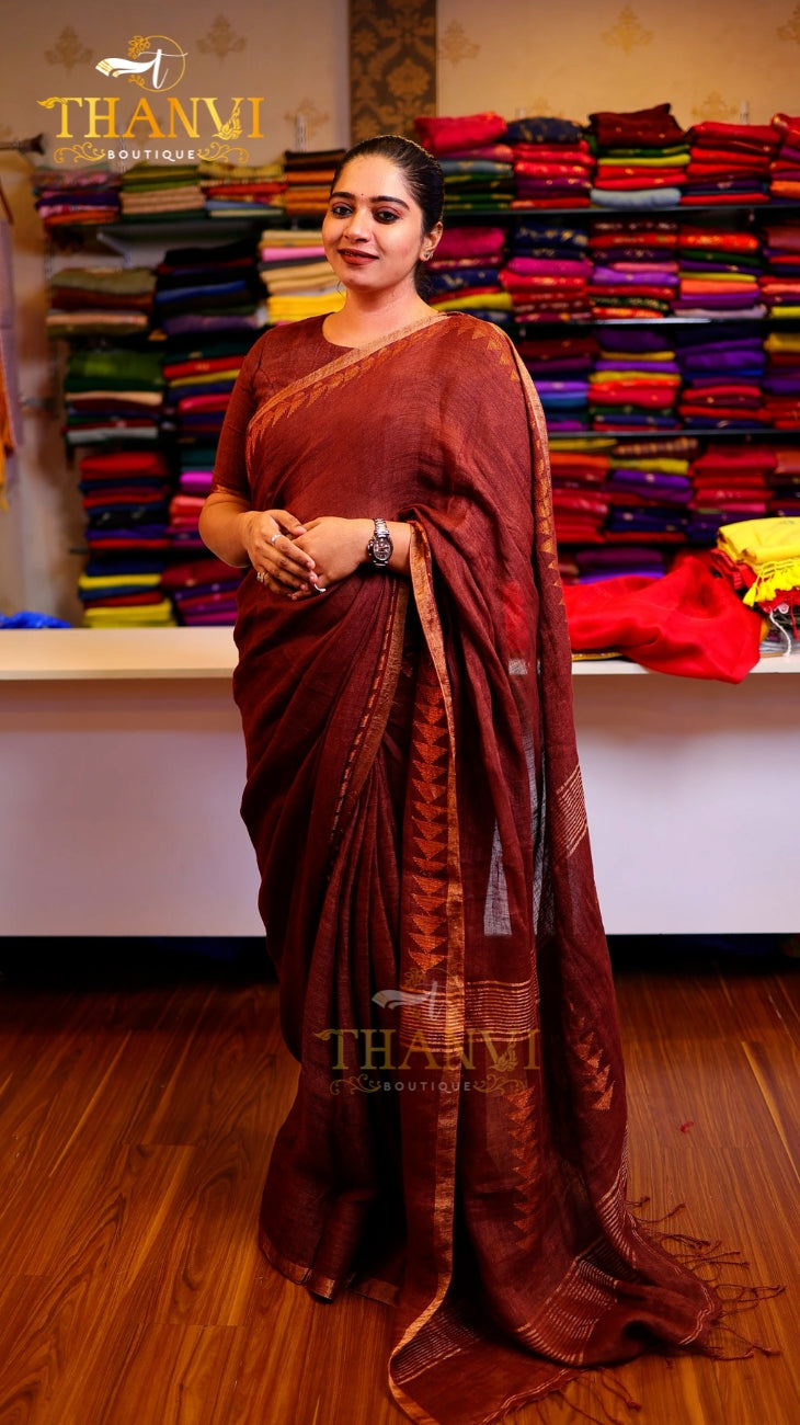 Elite Linen Saree