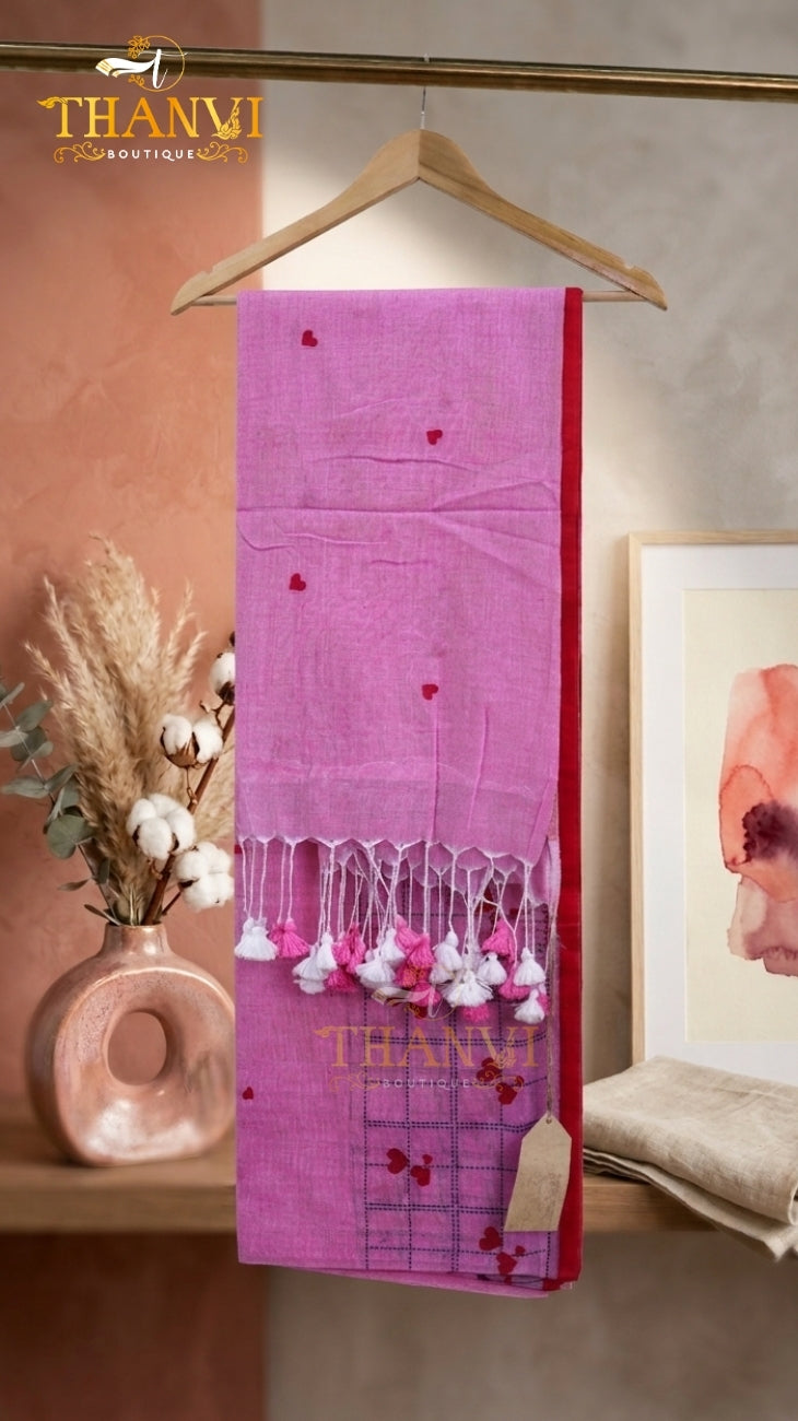 Femb Linen Cotton Saree