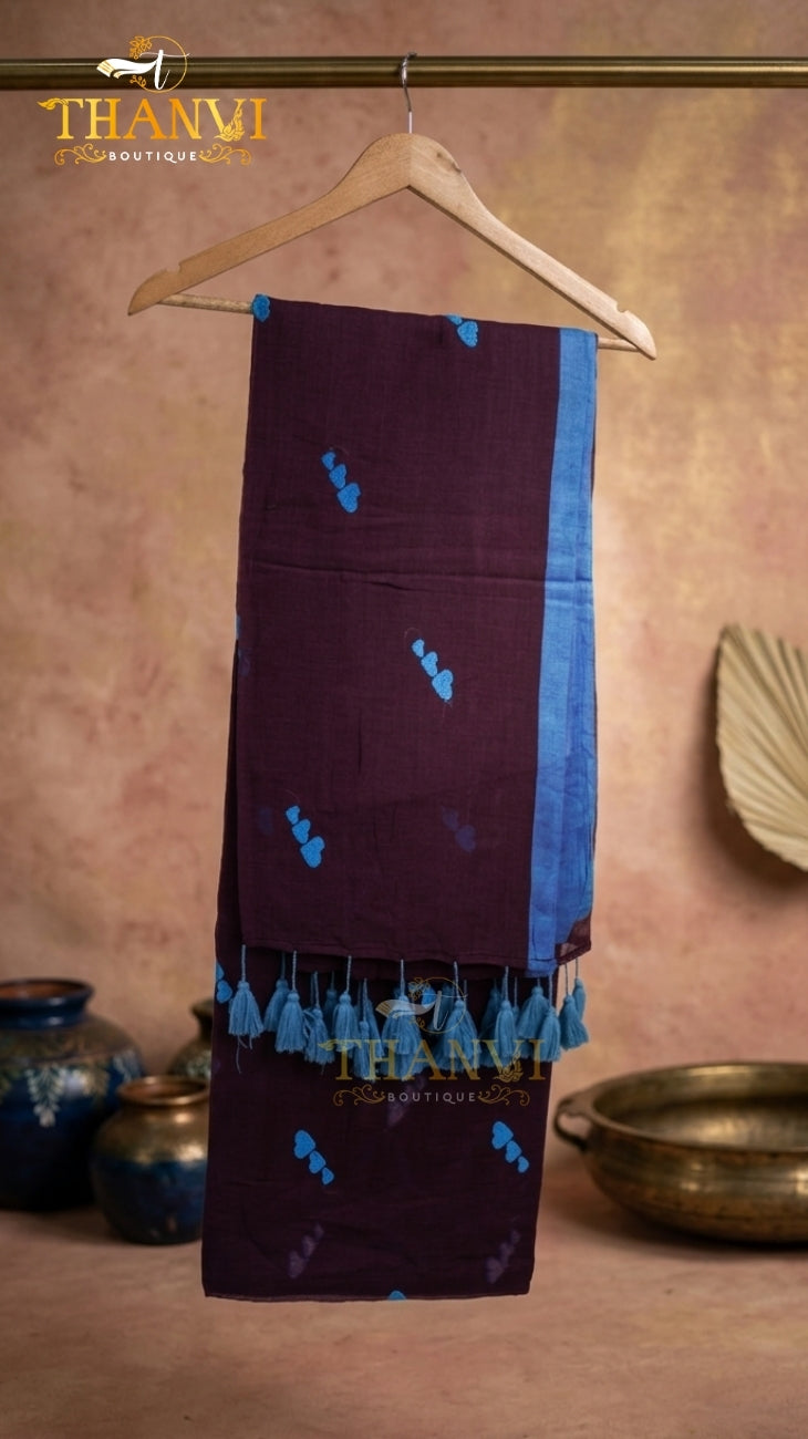Femb Linen Cotton Saree