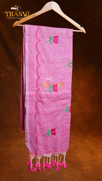 Flower Embroidery Saree